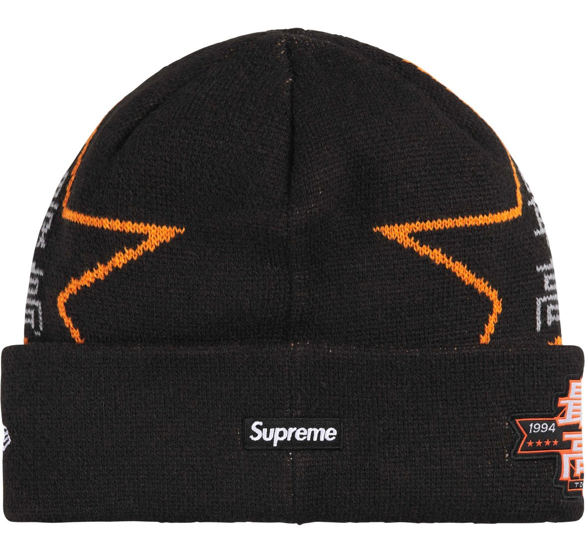Gorro De Lana Supreme x New Era Stars Beanie Black