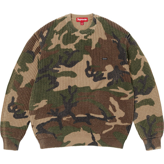 Buzo Supreme Washed Small Box Waffle Woodland Camo