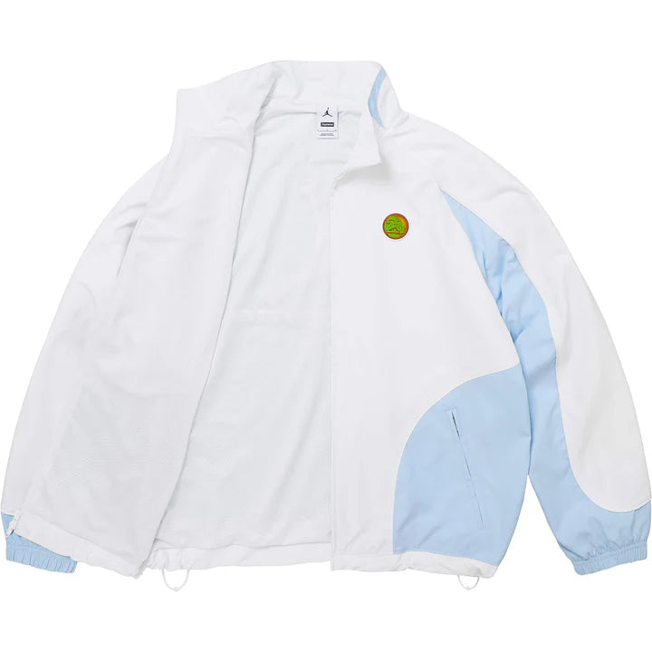 Campera Supreme x Jordan Track Jacket White