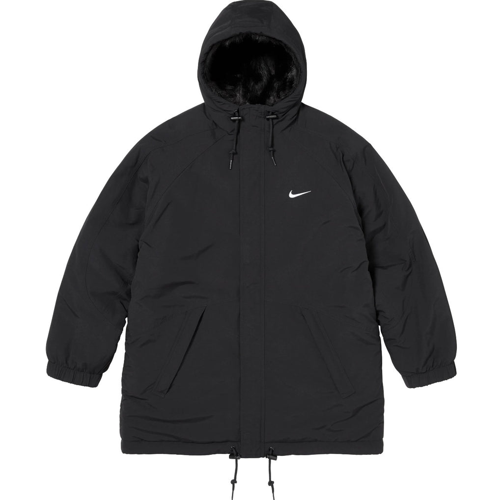 Campera Supreme x Nike Faux Fur Reversible Parka Black