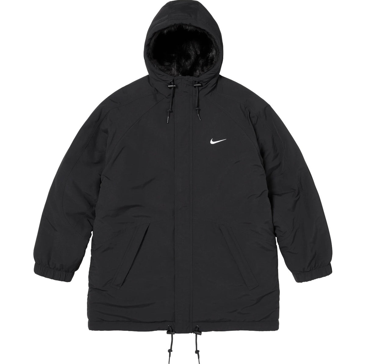 Campera Supreme x Nike Faux Fur Reversible Parka Black