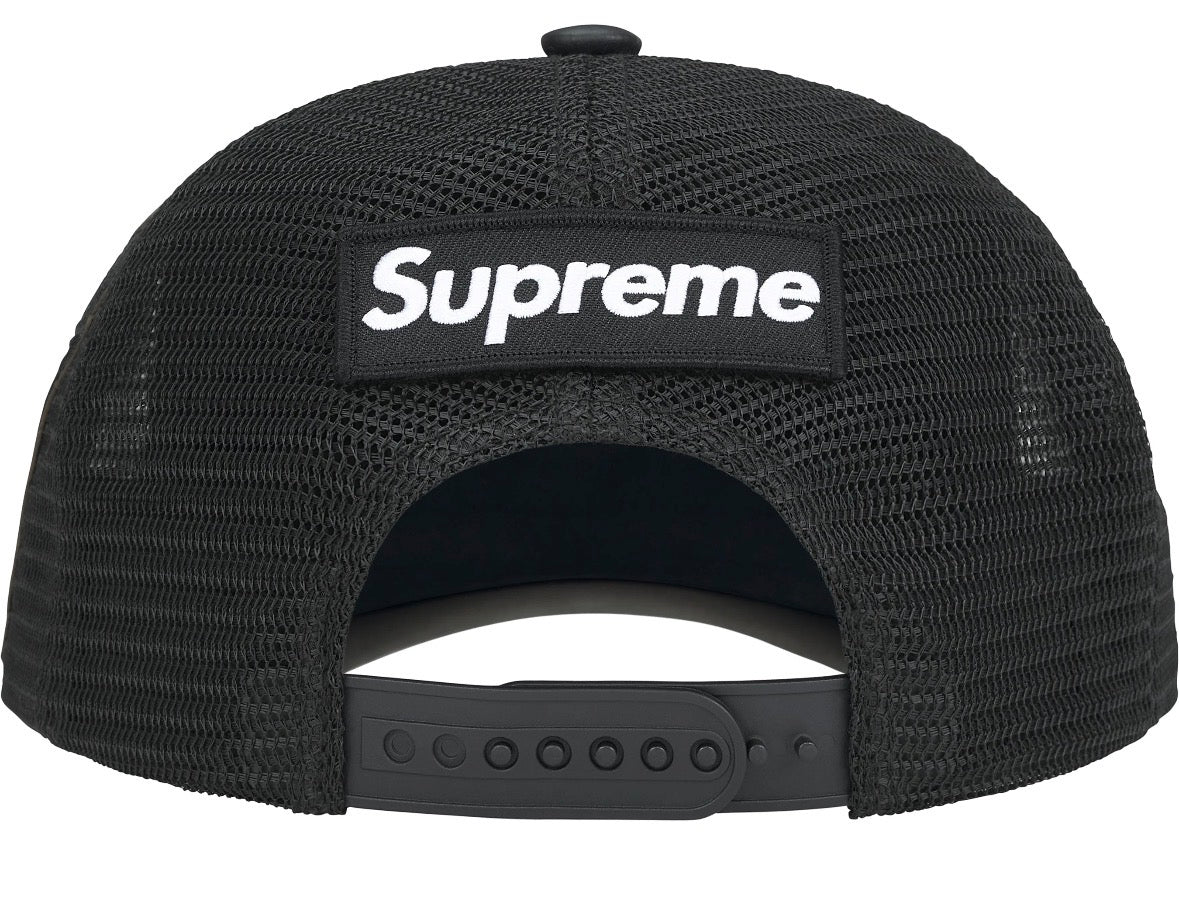 Gorro Supreme x Vanson Leathers x Spider Man Mesh Back 6-Panel Black