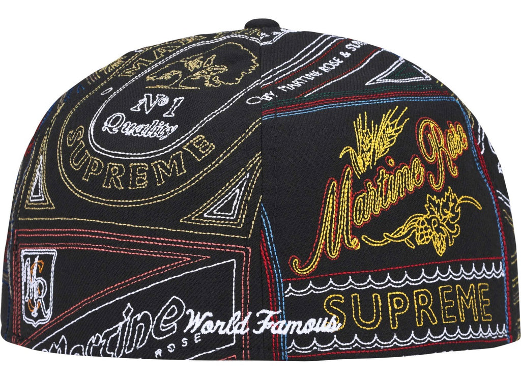 Gorro Supreme X Martine Rose X New Era Patchwork Labels Box Logo