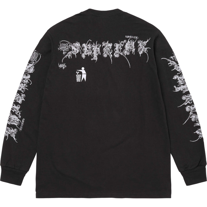 Camiseta Supreme Wombat Manga Larga Black