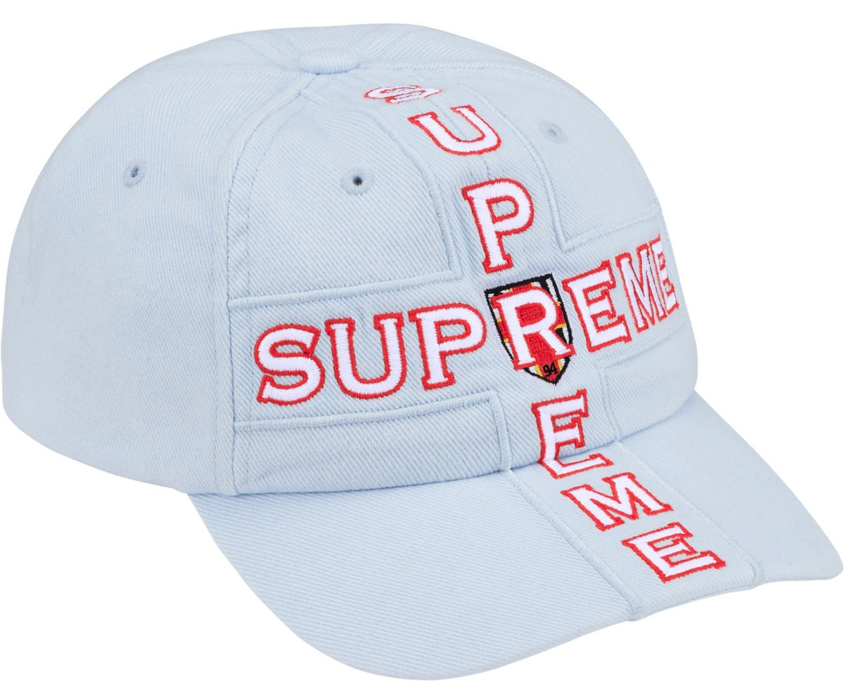 Gorro Supreme Cross 6-Panel Light Blue
