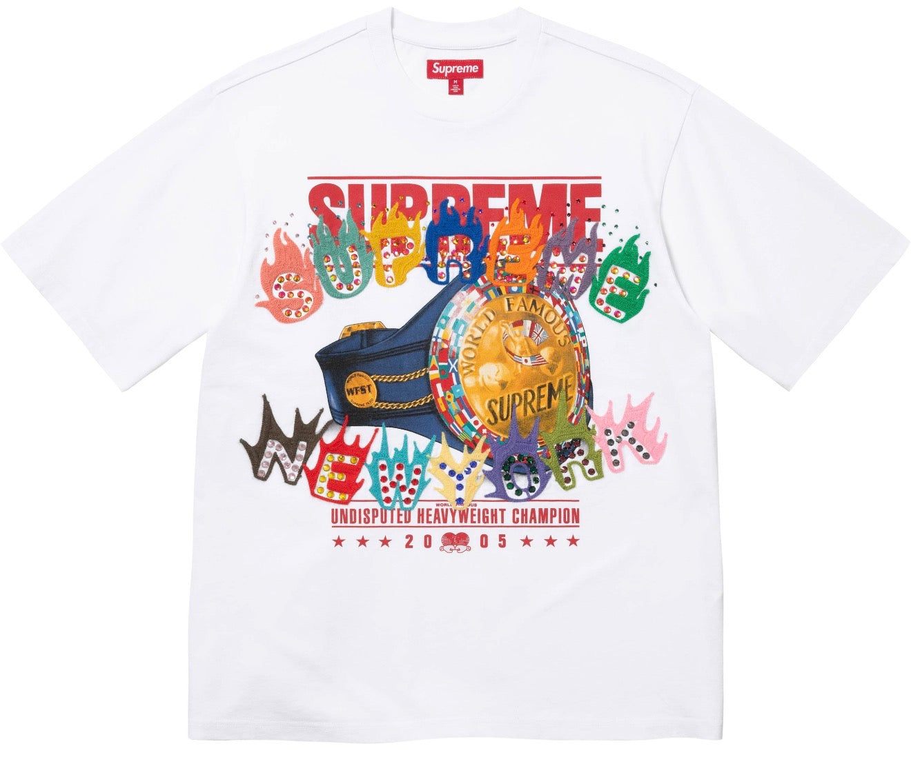 Camiseta Supreme Undisputed S/S Top White