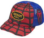 Gorro Supreme x Vanson Leathers x Spider Man Mesh Back 6-Panel Red
