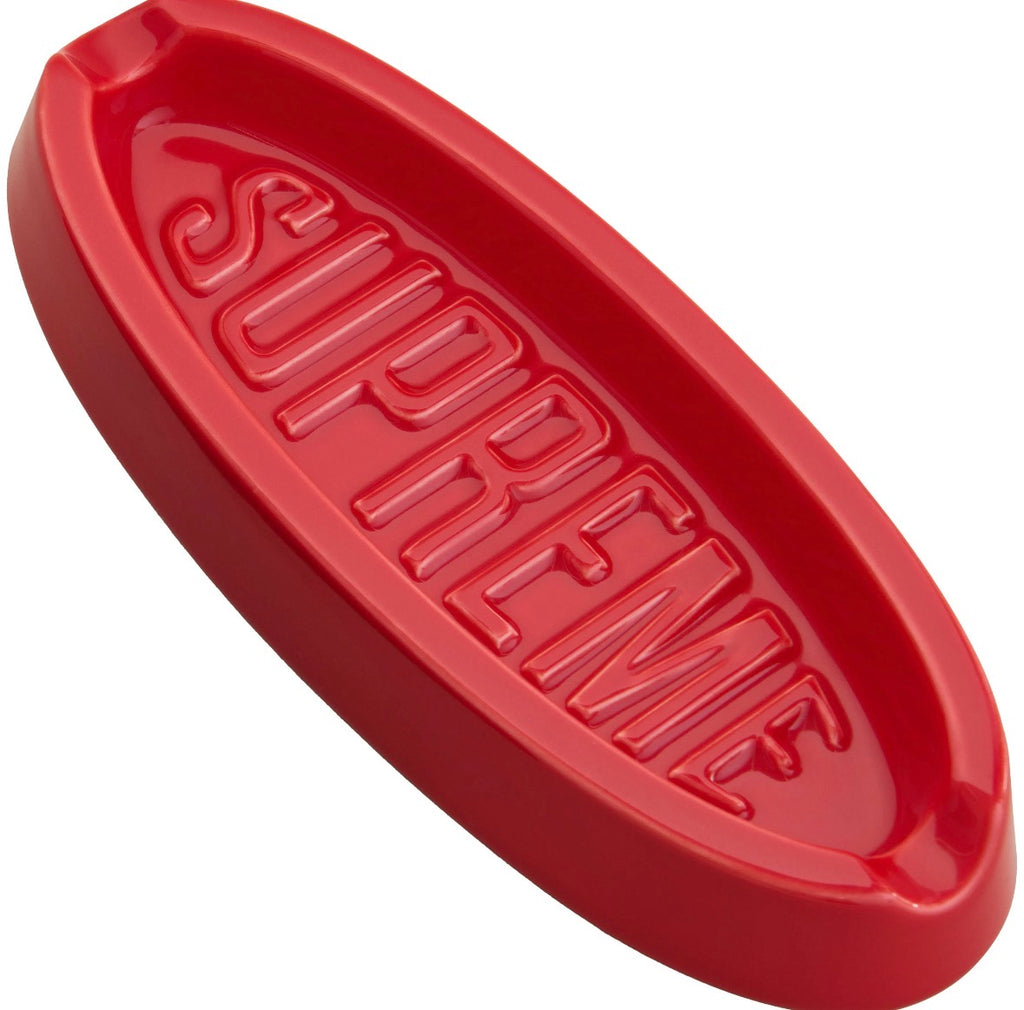 Supreme Oval Tray Red