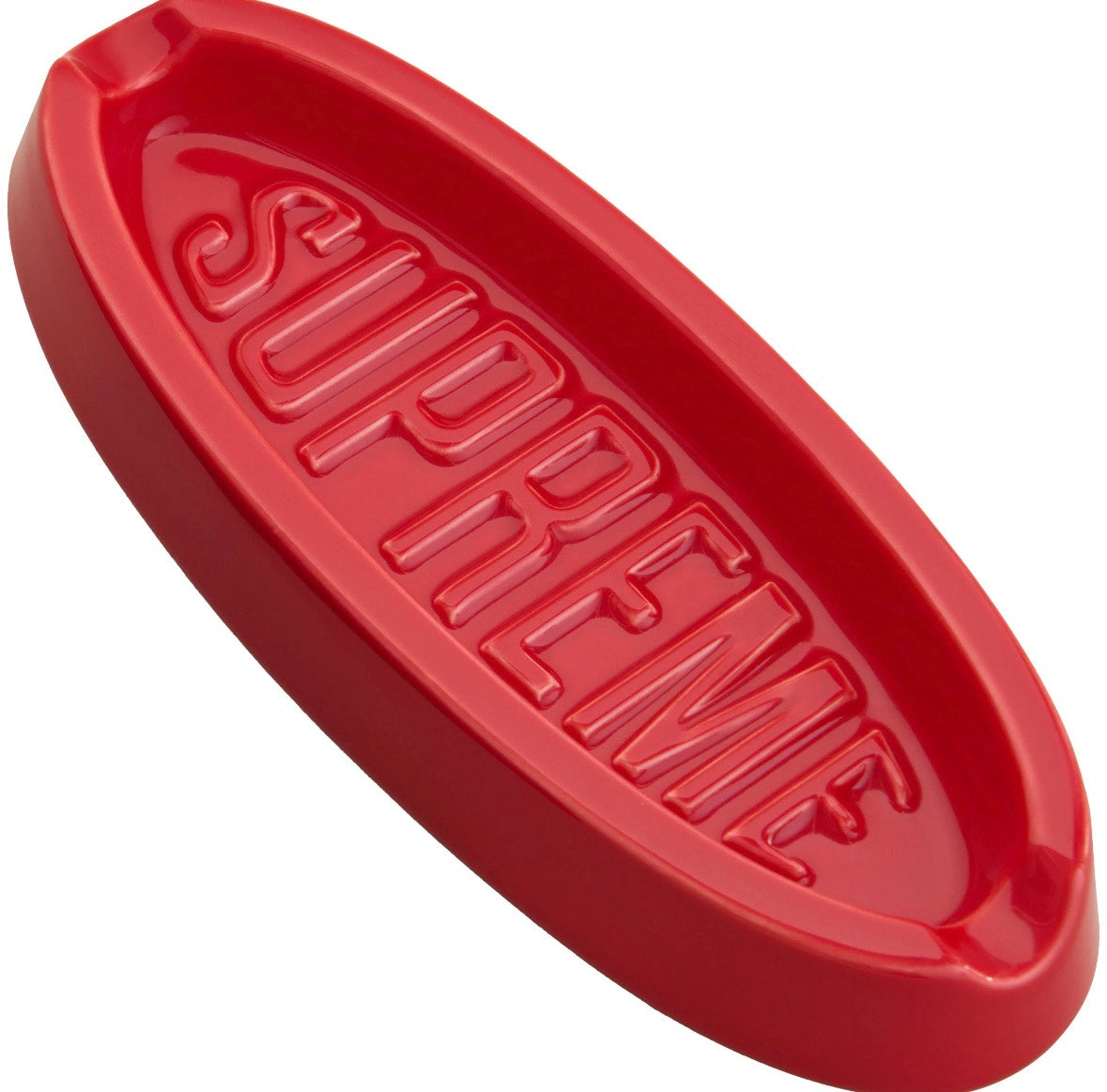 Supreme Oval Tray Red