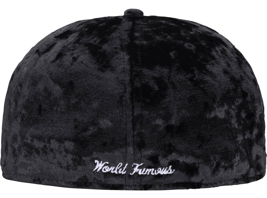 Gorro Supreme x New Era Crushed Velvet Box Logo Black