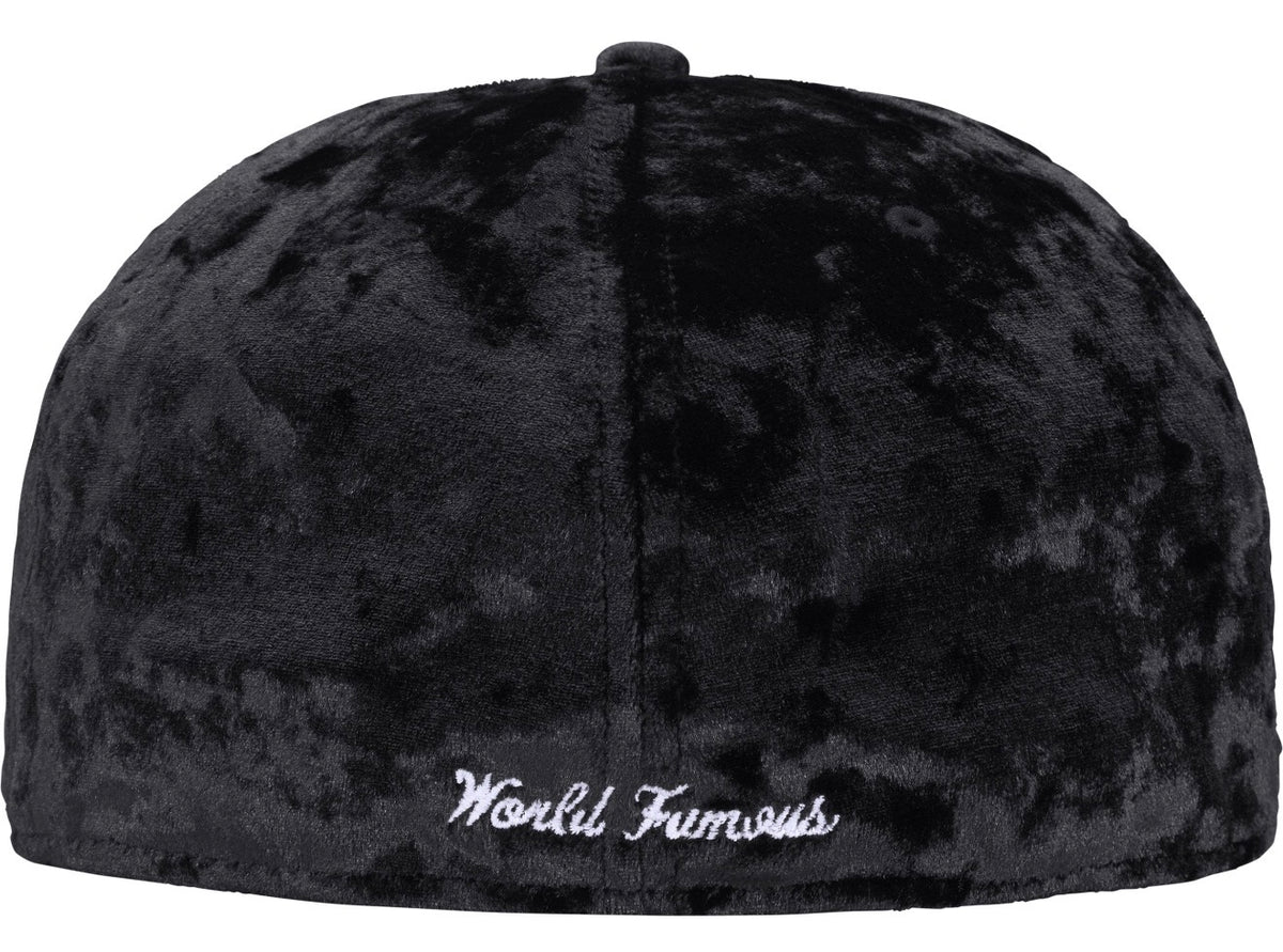 Gorro Supreme x New Era Crushed Velvet Box Logo Black