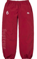 Pantalon Supreme x Umbro Rhinestone Track Red