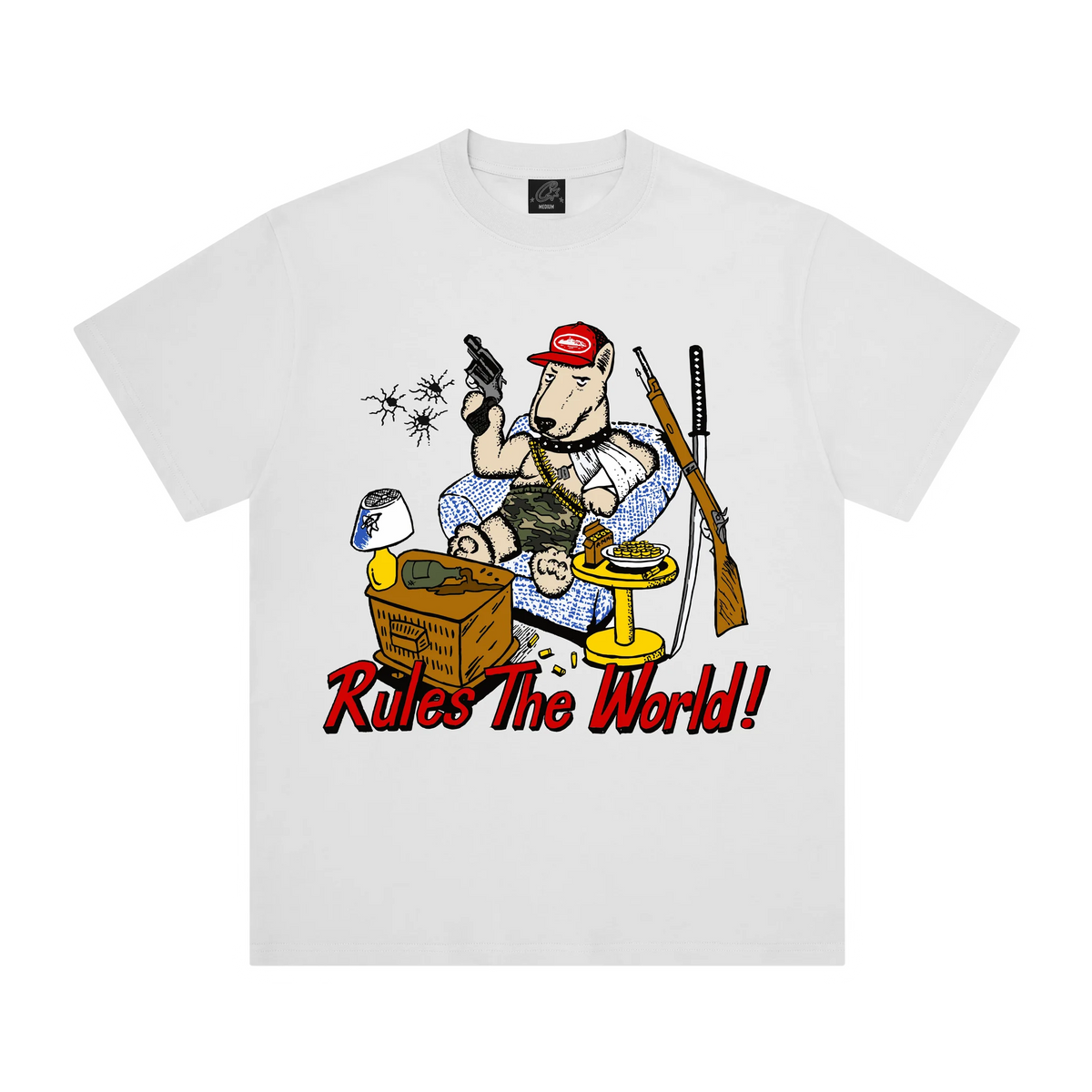 Camiseta Corteiz Last Stand White