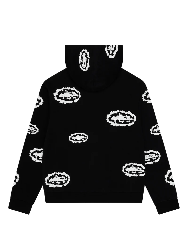 Campera Denim Tears X Corteiz Island Wreath Black