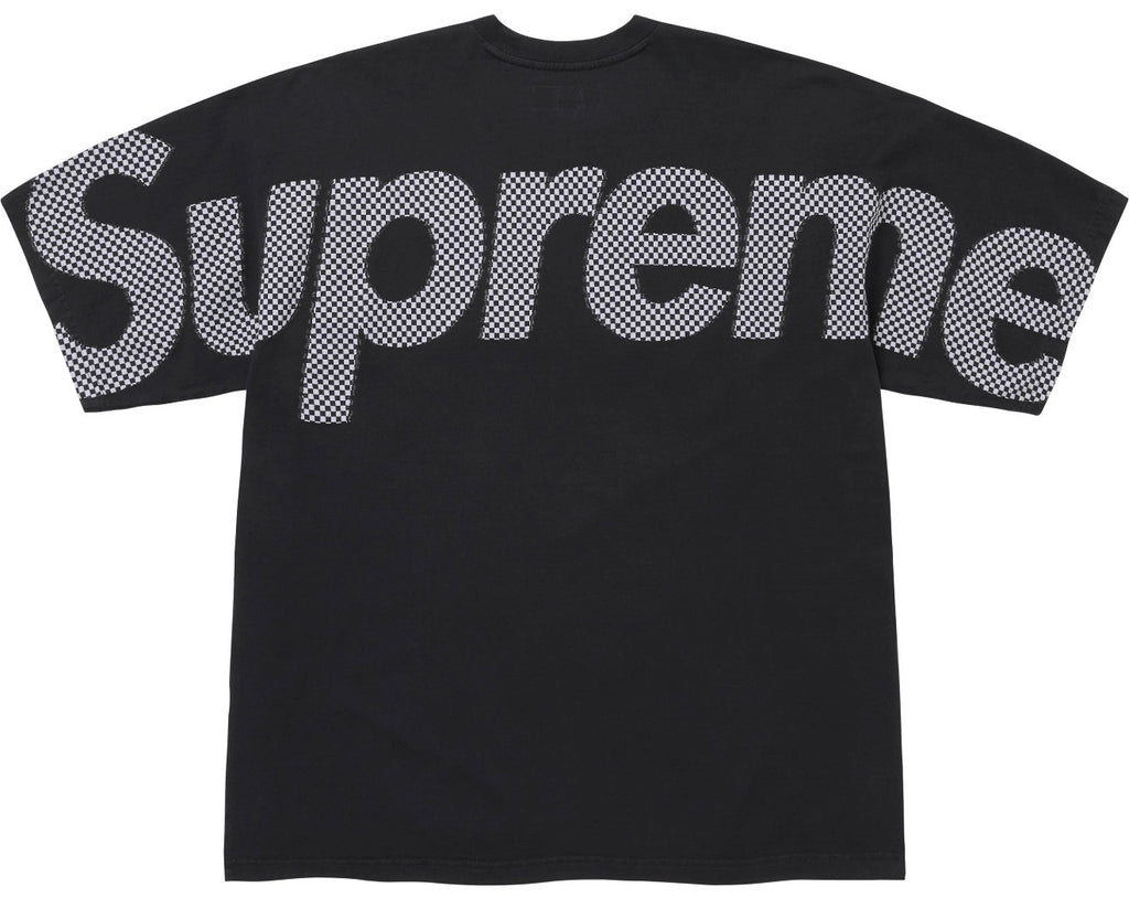 Camiseta Supreme Checkerboard Intarsia S/S Top Black