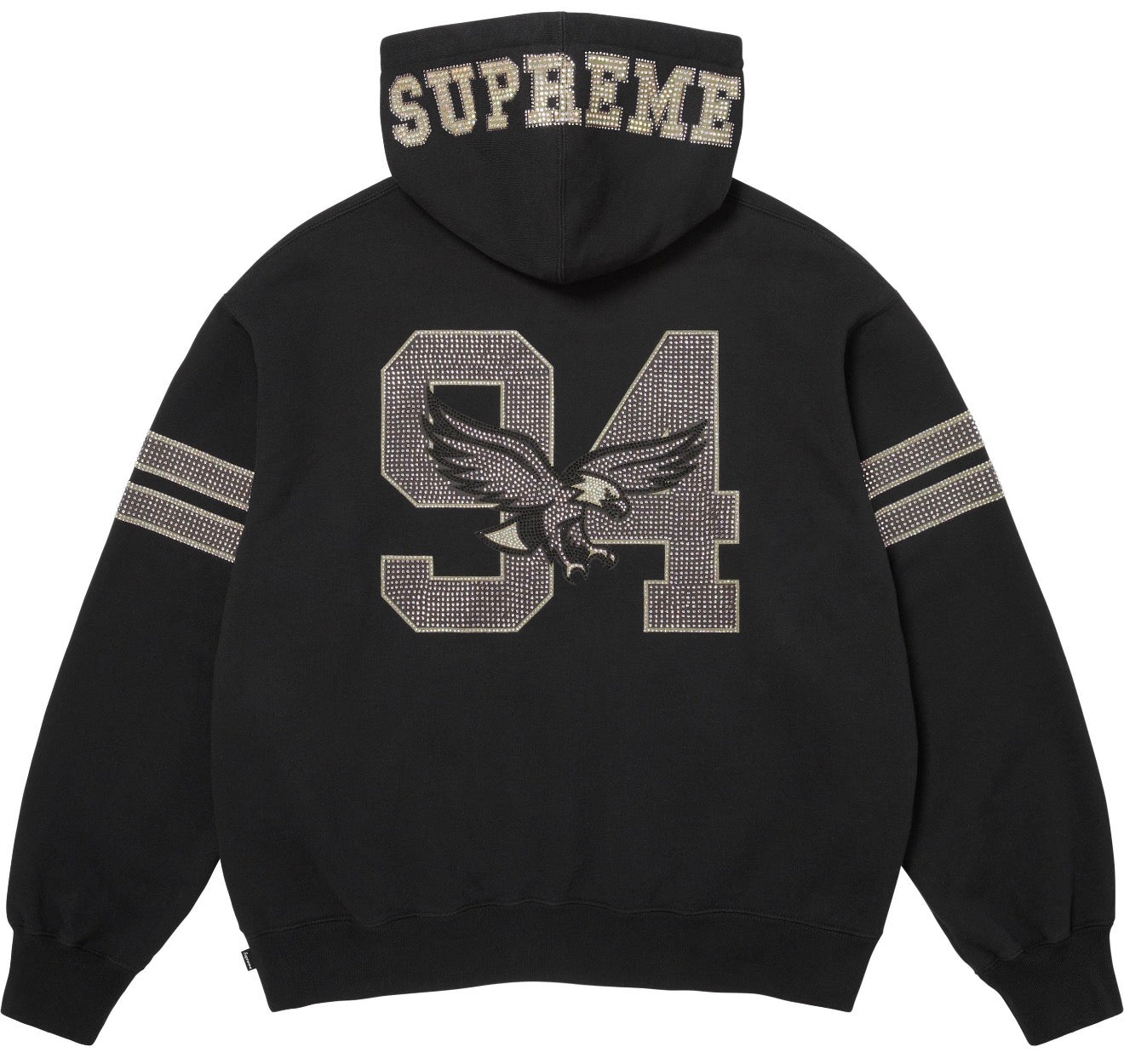 Canguro Supreme Rhinestone Eagle Black