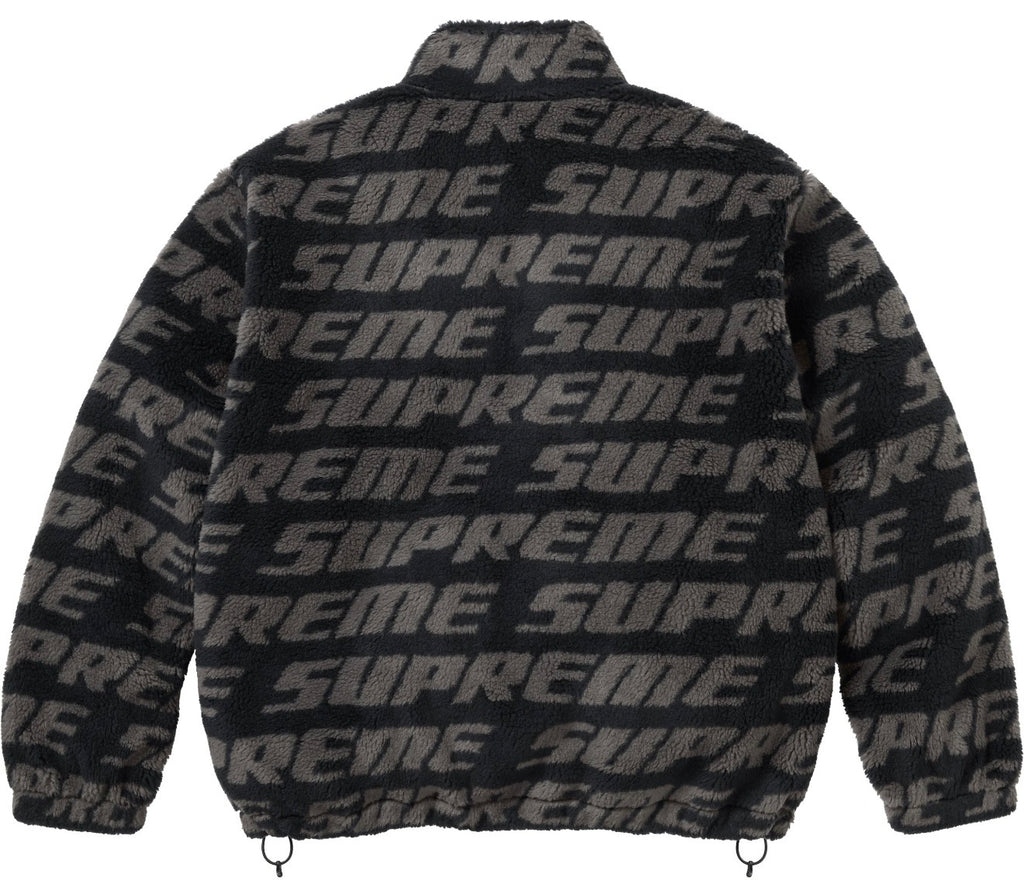 Campera Supreme Repeat Jacquard Black