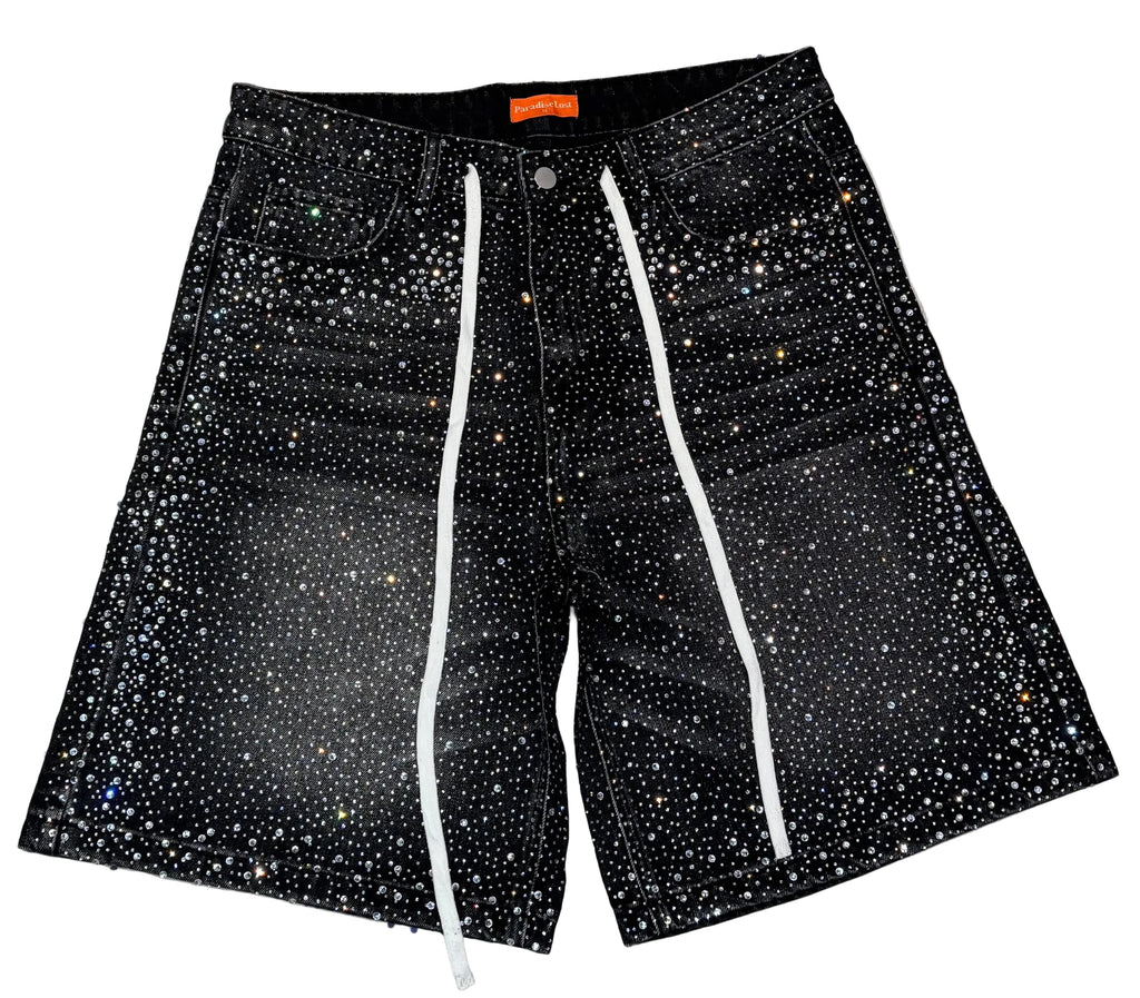 Short Paradise Lost Washed Bling Black