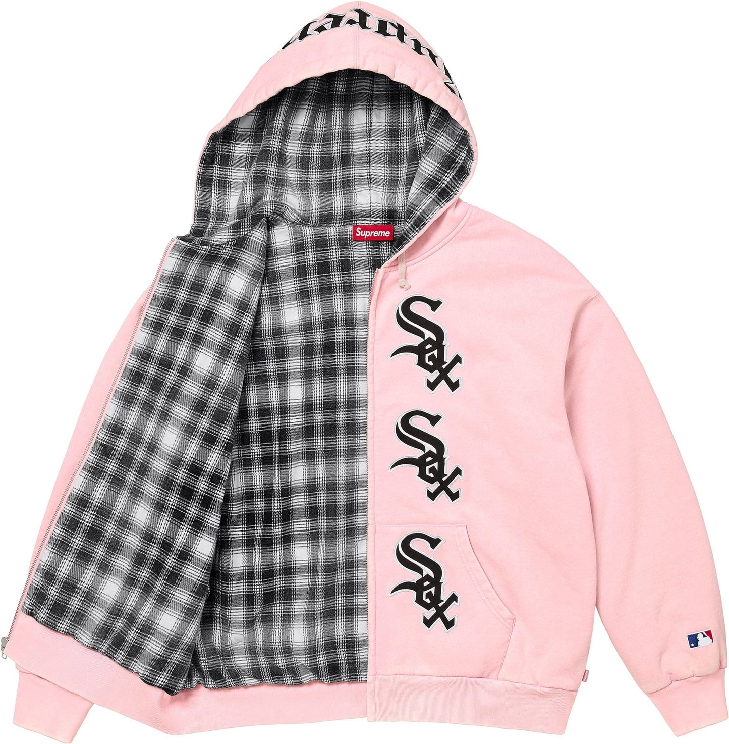 Campera Supreme X Chicago White Sox Pink