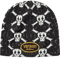 Gorro De Lana Supreme X Vanson Leathers Skull Black
