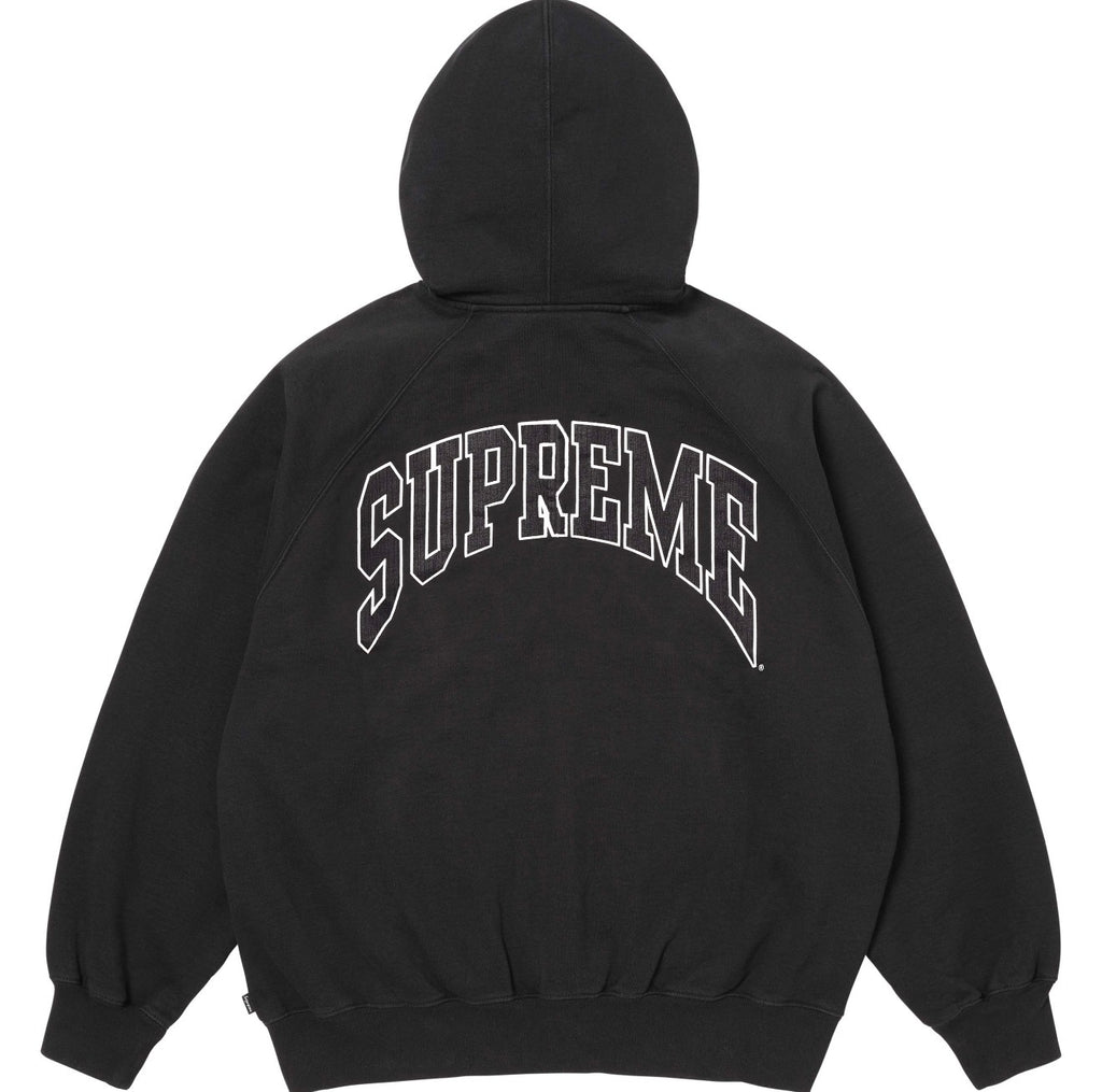 Campera Supreme Cracked Raglan Black