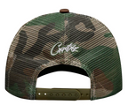 Gorro Corteiz Puff Print Trucker Woodland Camo