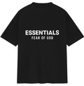 Camiseta Fear of God Essentials Jersey Crewneck Black