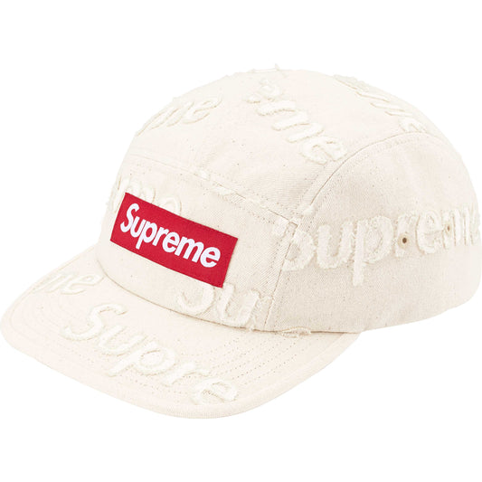 Gorro Supreme Lasered Denim Camp White