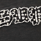 Camiseta Supreme Rhinestone Raglan S/S Top Black
