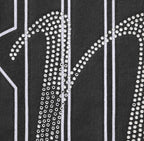 Camiseta Supreme Rhinestone Script S/S Top Black