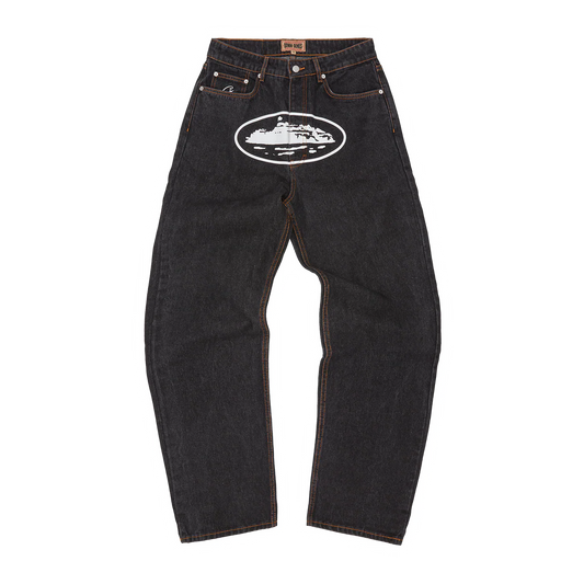 Pantalon Corteiz Jean Island Baggy Black