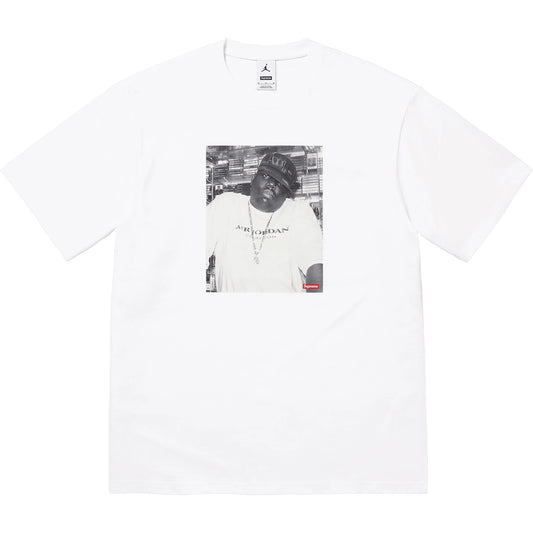 Camiseta Supreme Jordan Biggie White