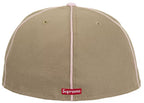 Gorro Supreme x New Era Piping Script Logo Brown
