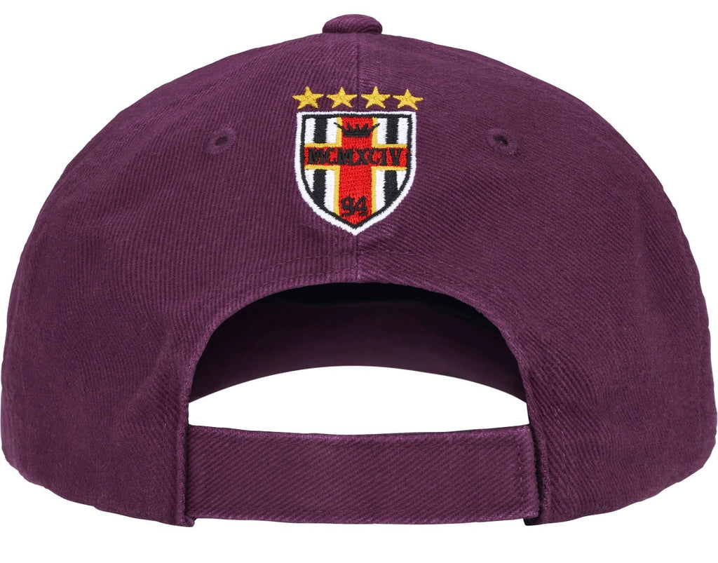 Gorro Supreme Cross 6-Panel Plum