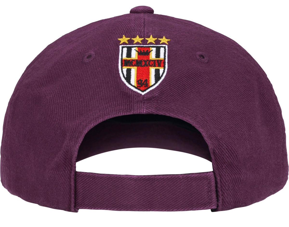 Gorro Supreme Cross 6-Panel Plum