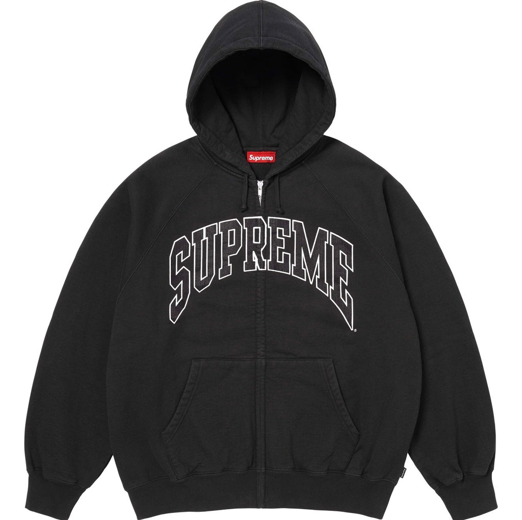 Campera Supreme Cracked Raglan Black