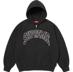 Campera Supreme Cracked Raglan Black