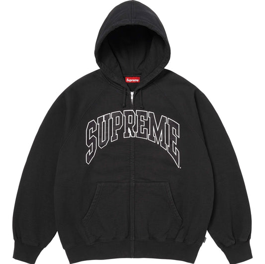 Campera Supreme Cracked Raglan Black