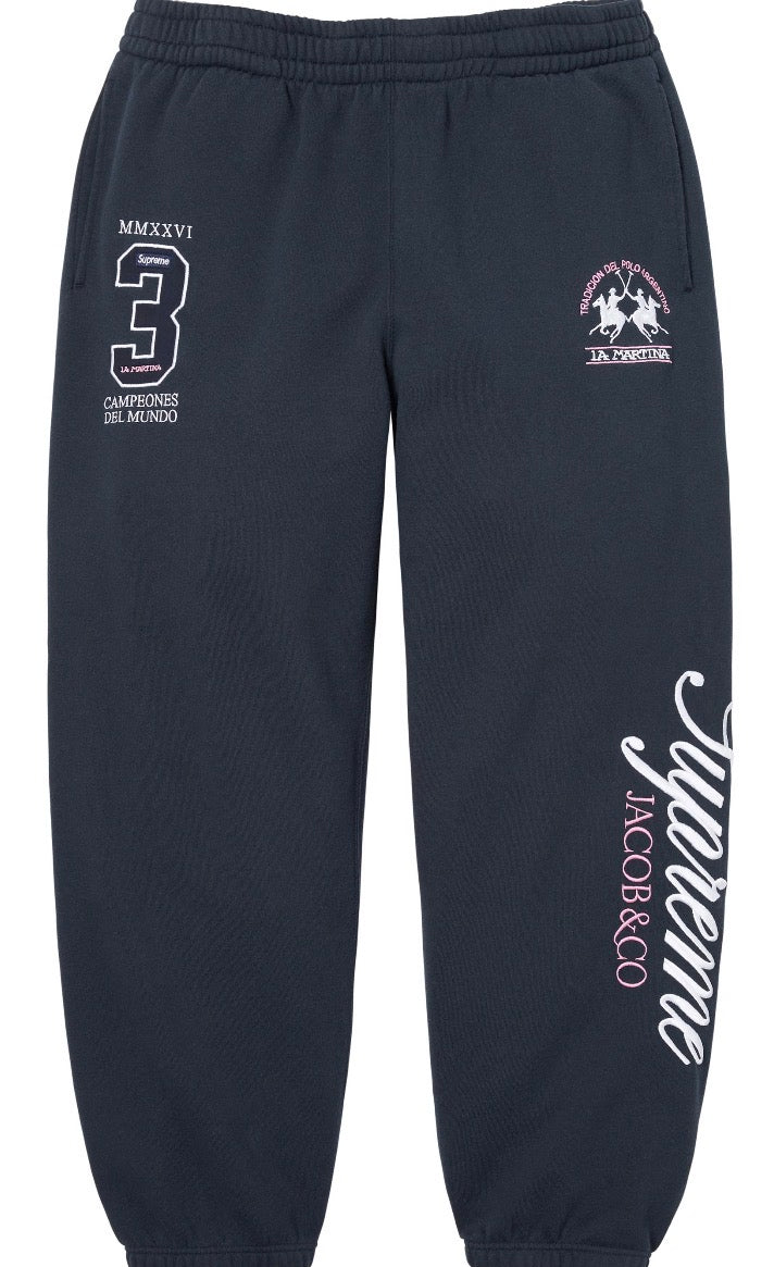 Pantalon Supreme x La Martina x Jacob & Co Navy