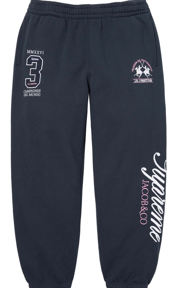 Pantalon Supreme x La Martina x Jacob & Co Navy