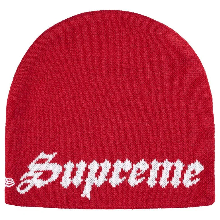 Gorro De Lana Supreme x New Era X Ghostface Red