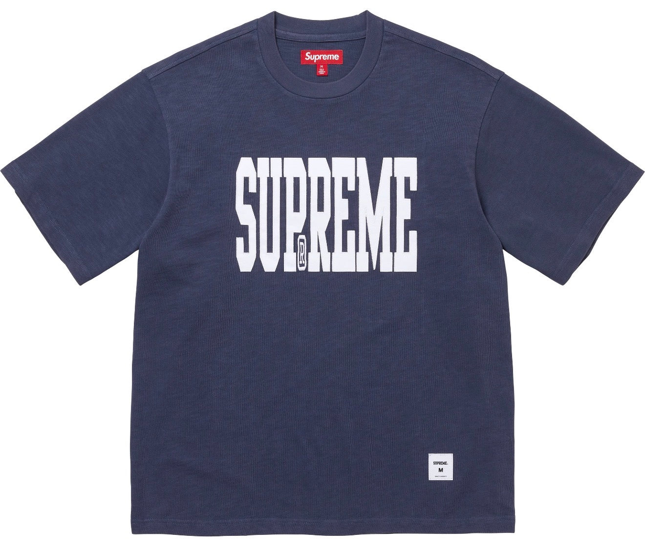 Camiseta Supreme Stretch Appliqué S/S Top Navy