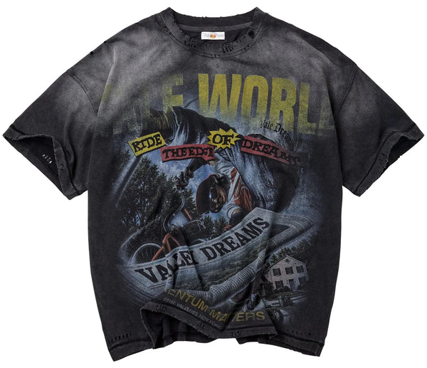 Camiseta Vale Forever News Paper Black