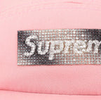 Gorro Supreme Rhinestone Label Pink