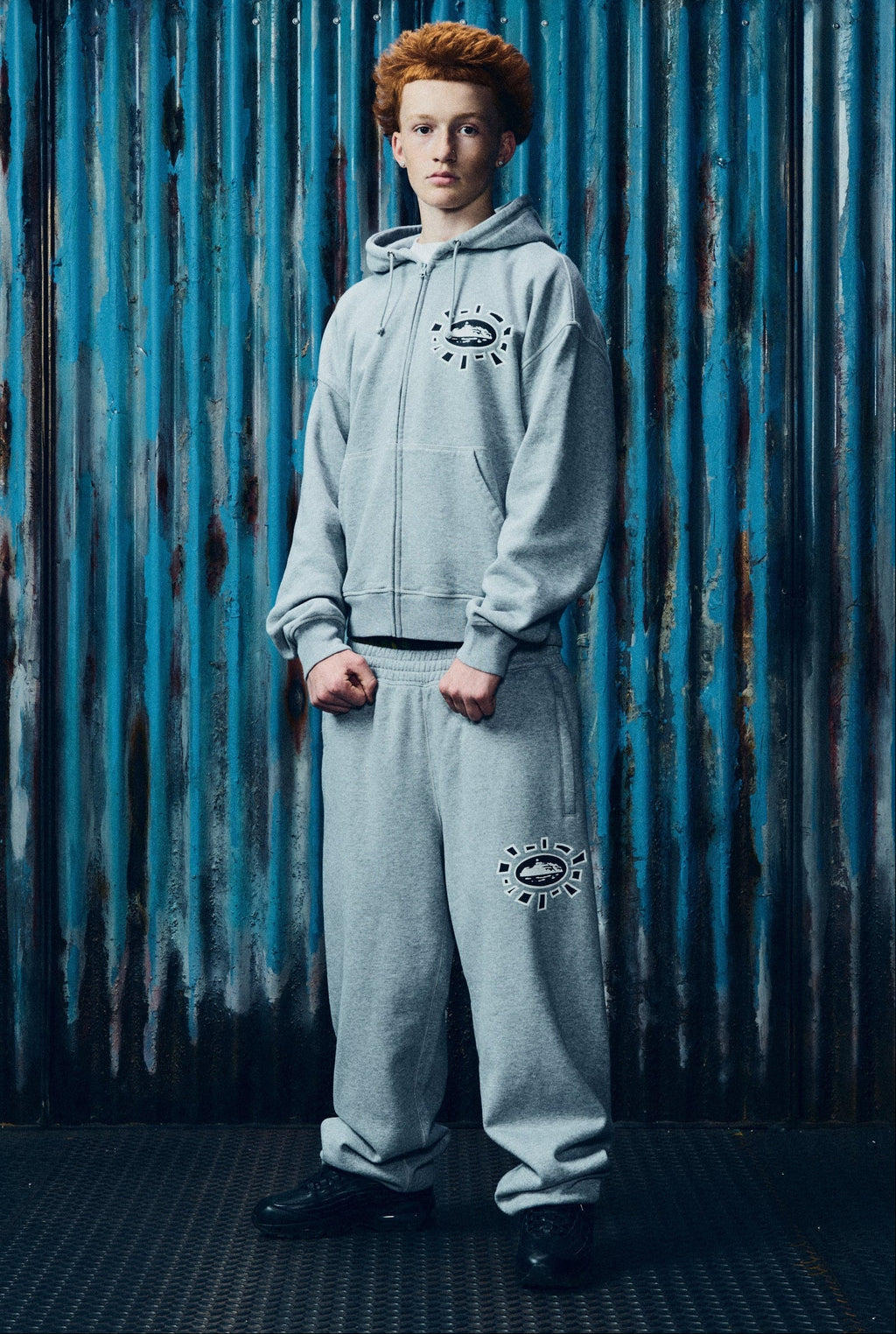 Campera Corteiz Zip Grey