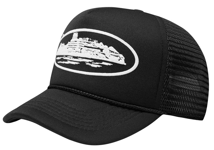 Gorro Corteiz Alcatraz Puff Black And White