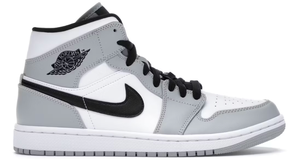 Jordan 1 Mid Light Smoke Grey