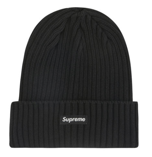 Gorro De Lana Supreme Overdyed (SS24) Black