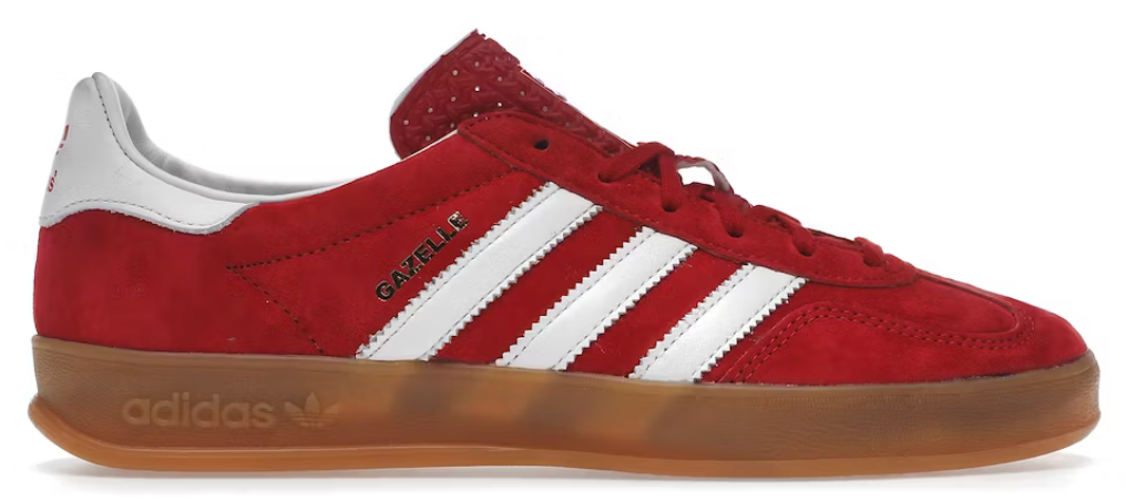 adidas Gazelle Scarlet Cloud White