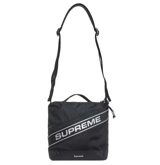 Supreme Logo Shoulder Bag Black